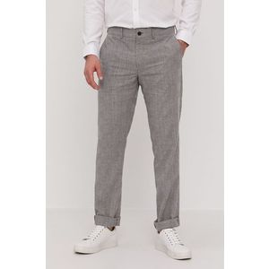 Nohavice Marciano Guess pánske, šedá farba, rovné vyobraziť
