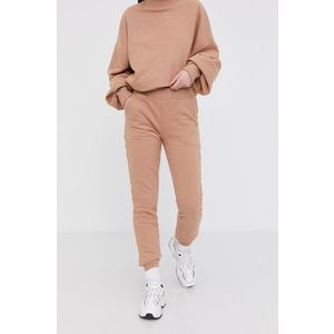 Nohavice Answear Lab dámske, hnedá farba, jednofarebné vyobraziť
