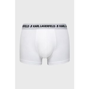 Boxerky Karl Lagerfeld pánske, biela farba vyobraziť
