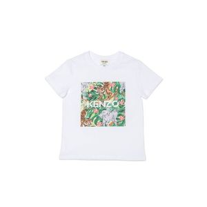 Detské tričko Kenzo Kids biela farba vyobraziť