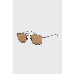Slnečné okuliare Lacoste pánske, hnedá farba vyobraziť