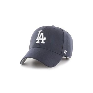 Čiapka 47brand MLB Los Angeles Dodgers tmavomodrá farba, s nášivkou vyobraziť