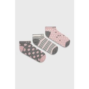 Ponožky Dkny dámske, šedá farba vyobraziť