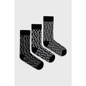 Ponožky Dkny pánske, čierna farba vyobraziť