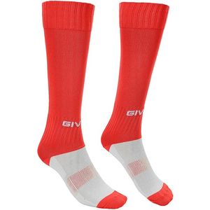 Červené futbalové ponožky GIVOVA vyobraziť