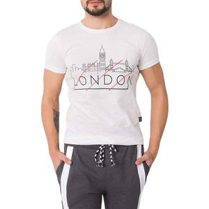 Biele pánske tričko london vyobraziť