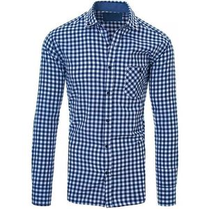 Kockovaná košeĺa - modro-biela vyobraziť