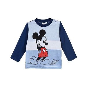 Mickey mouse modré chlapčenské tričko s dlhým rukávom vyobraziť