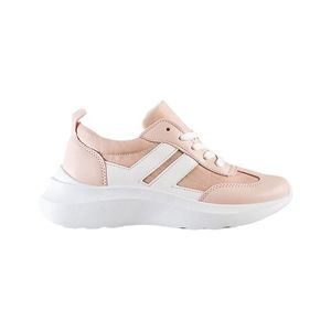 Ružovo-biele športové topánky na platforme vyobraziť