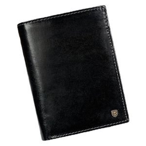Pánska kožená čierna peňaženka vyobraziť