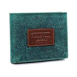 Pánska zelená kožená peňaženka forever young vyobraziť