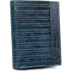 Always wild® modrá pánska kožená peňaženka vyobraziť