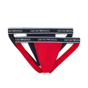 EMPORIO ARMANI - 2PACK cotton stretch marine & papavero jocksy - limited edition-XL (92-97 cm) vyobraziť