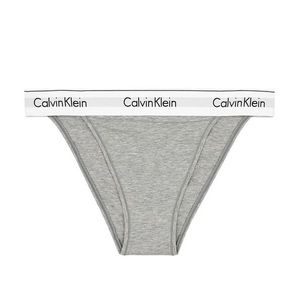 CALVIN KLEIN - Modern cotton high leg sivé brazilky-XL vyobraziť