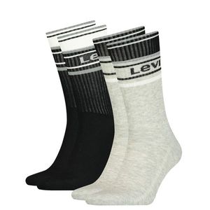 LEVI`S - 2PACK Levi`s black & gray ponožky -43-46 vyobraziť