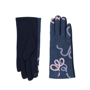 Art Of Polo Woman's Gloves rk18411 Navy Blue vyobraziť