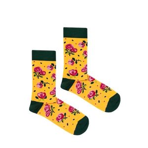 Kabak Unisex's Socks Patterned Roses vyobraziť