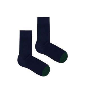 Kabak Unisex's Socks Organic Toe Navy Blue vyobraziť