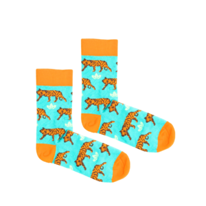 Kabak Unisex's Socks Patterned Tigers vyobraziť