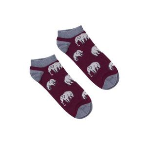 Kabak Unisex's Socks Short Elephants vyobraziť