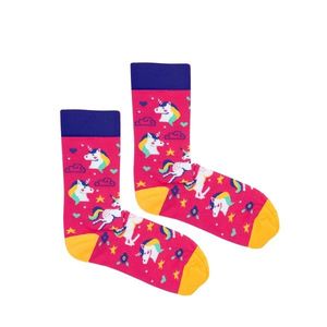 Kabak Unisex's Socks Patterned Unicorn vyobraziť