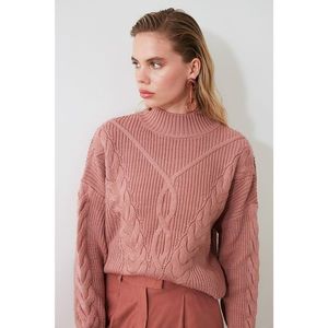 Trendyol Rose Dry Knitting Detailed Knitwear Sweater vyobraziť