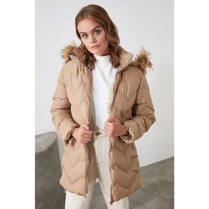 Trendyol Mink Removable Hooded Inflatable Coat vyobraziť