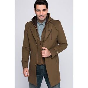 PLT8336 DEWBERRY MEN's COAT-CAMEL vyobraziť