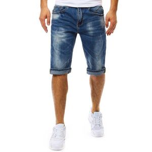Men's blue denim shorts SX0782 vyobraziť