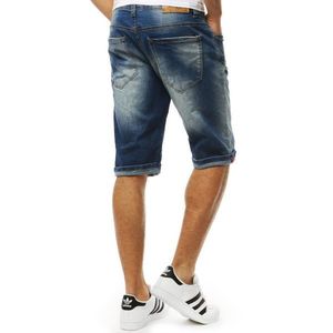 Men's denim shorts blue SX0784 vyobraziť