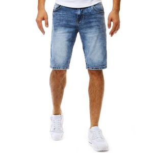 Men's blue denim shorts SX0787 vyobraziť