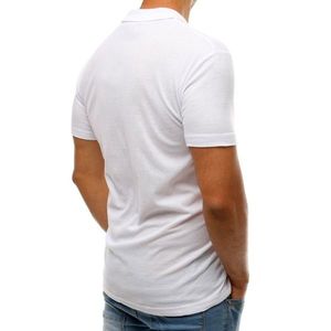 Men's white polo shirt PX0176 vyobraziť