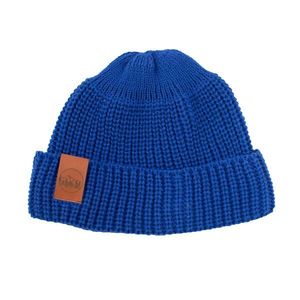 Kabak Unisex's Hat Short Thick Knitted Cotton Cornflower-R70179D vyobraziť