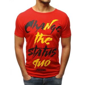 Red RX3085 men's T-shirt with print vyobraziť