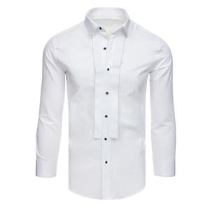 Tuxedo shirt with ruffles white DX1740 vyobraziť