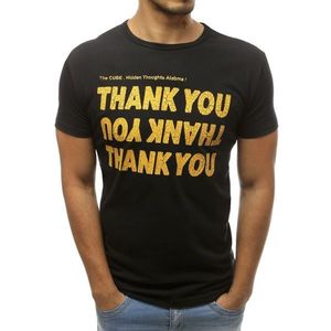 Black RX3746 men's T-shirt with print vyobraziť