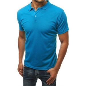 Men's blue polo shirt PX0311 vyobraziť