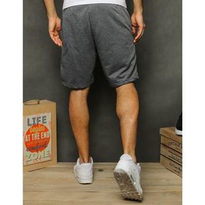 Men's dark gray sweat shorts SX1132 vyobraziť