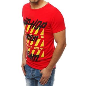 Red RX3966 men's T-shirt with print vyobraziť
