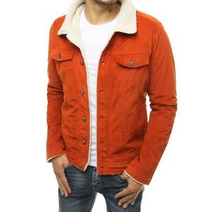 Orange men's corduroy jacket TX3499 vyobraziť
