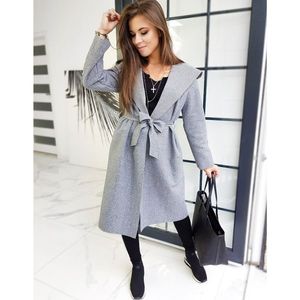 Women's BASIC MODERNO coat light gray NY0362 vyobraziť