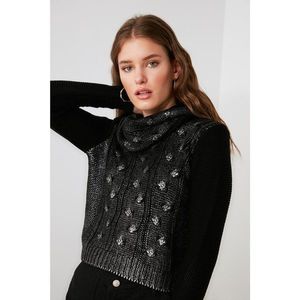 Trendyol Black Varied Knitwear Sweater vyobraziť