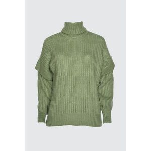 Trendyol Mint Turtleneck Knitwear Sweater vyobraziť