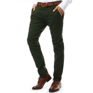 Green men's chino trousers UX2137 vyobraziť