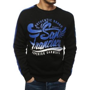 Black men's sweatshirt BX4308 vyobraziť