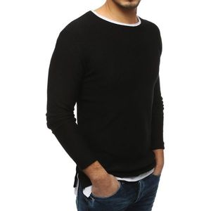 Black men's sweater WX1452 vyobraziť
