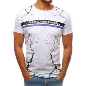 White RX3825 men's T-shirt with print vyobraziť