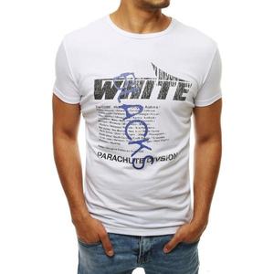 Men's white T-shirt RX4019 vyobraziť