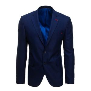Navy blue men's jacket MX0519 vyobraziť