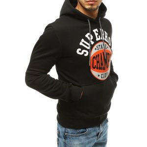 Black men's hoodie BX4611 vyobraziť